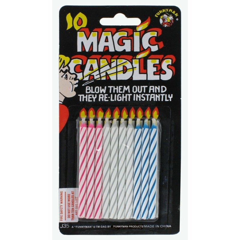 Magic Candles (10 + Holders) J/35